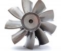G35 Turbine Shaft Wheel Reverse 9 blades for G35-900 G35-1050 Ball Bearing Turbo